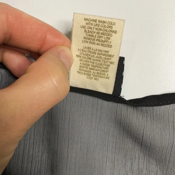 Intimately Free People Black Shear Layered Top Large - Picture 5 of 9